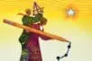Illustration of a woman holding a large pencil with a man guiding her